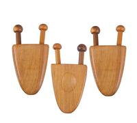 Holibanna Massaggiatori per Corpo in Legno 3 Pezzi Set Raschietti Guasha per Massaggio Muscolare Rilassante, Tavole Raschianti Ergonomiche per Circolazione e Sollievo Dolori Quotidiani,