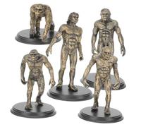 Holibanna Modelli Educativi Evoluzione Umana Giocattoli Cognitivi per Decorazione Retro in Plastica per Ragazzi e Ragazze Aiuti Didattici Evoluzione Umana