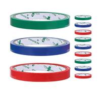 Holibanna Nastro Sigillante per Sacchetti 15 Pezzi per Macchine Sigillatrici Supermercato Rosso Blu Verde 12 MM in Acciaio Inossidabile per Imballaggio e Chiusura Borse