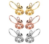 Holibanna Orecchini a Pressione per Cheloidi 6 Pezzi Polsini per Orecchie in Acciaio Inox 304 Clip a Molla per Cartilagine Donna Accessori Invisibili per Uso Quotidiano e Regali