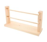 Holibanna Organizer per Nastri in Legno Supporto Robusto per Nastri e Washi Tape Scaffale Elegante per Fiori Decorazioni e Cucito per Botteghe di Fiori e Cake Design