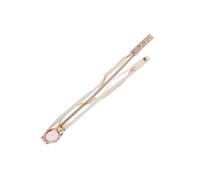 Holibanna Orologio Da Polso Donna Con Bracciale Intrecciato in Pu Pelle Bianca Leggero e Stile Elegante Per Festa Della Mamma Compleanni e Occasioni Speciali