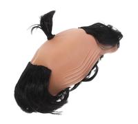 Holibanna Parrucca Calva Divertente per Cosplay Accessorio per Feste e Festival Leggera e Comoda Alta Temperatura Perfetta per Samurai e Ruoli di Gioco