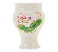 Holibanna Pentola in Ceramica Per Moxibustione Strumento Per Bruciare Coni Di Moxa Bruciatore Di Moxa Portatile Schermo Antipolvere E Fori Di Scarico