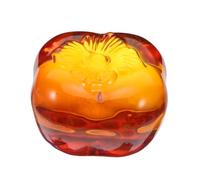 Holibanna Peso da Carta in Vetro Persimmon Realistico Pesante e Stabile Accessorio da Scrivania per Calligrafia Cinese Taglio Tessuti e Progetti di Cucito Decorazione Miniatura per Amanti