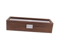 Holibanna Portagioielli in Legno 6 Scomparti Per Orologi E Bracciali Espositore Per Collezionisti Organizer Per Gioielli Dalla Pregevole Fattura