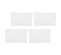 Holibanna Protezione Antispruzzo Angolare per Doccia 4 Pezzi, Barriera Trasparente Rimovibile per Vasca da Bagno, Lavandino, Controllo Schizzi per Bagno e Cucina 40X12X4 CM