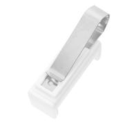 Holibanna Remote sun visor clips, garage remote holder, clip per chiave remota regolabile, supporto multifunzionale per cancello e porta garage, organizer per visiera parasole, bianco, ABS
