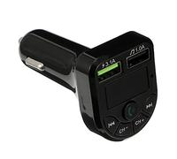 Holibanna Ricevitore Auto Trasmettitore Mp3 2 Porte USB Adattatore Vivavoce per Smartphone Musicale Retroilluminazione Colorata per e Chiamate in Auto