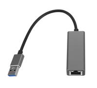 Holibanna Scheda Di Rete Gigabit Connettore Da Usb a Ethernet Strumento Adattatore Accesso Portatile a Adattatore Di Rete Adattatore Adattatore Usb Lega Di Alluminio Nero