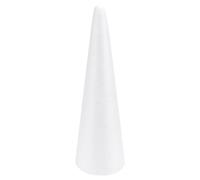 Holibanna Schiuma Coni Polistirolo Forme Cono Albero di Natale Fai da Te Arte Artigianato Centrotavola Cono Progetti Decorazione 30Cm