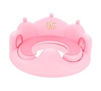 Holibanna Sedile Per Portatile Per Con Cuscino e Maniglie Adattatore Per Addestramento Al Vasino Per e Ragazze Design Ergonomico Facile Colore Rosa