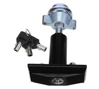 Holibanna Serratura per Armadietto Distributore Automatico T-type in Lega di Alluminio con Chiavi Sostituzione Sicura per Macchine da Distributori di Caramelle e Giochi Accessorio Robusto