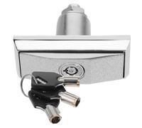 Holibanna Serratura per Distributori Automatici in Lega di Alluminio Cilindro con Chiavi per Sicurezza Macchine Snack e Bibite Sostituzione Pratica e Resistente per Armadietti Espositivi