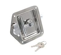 Holibanna Serratura T Handle Acciaio Inox con Chiavi e Guarnizione Sicuro per Porta Camper Camion e Attrezzi Sostituzione Facile e Veloce