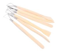 Holibanna Set 6 Pezzi Utensili per Argilla in Acciaio Inossidabile per Modellare e Intagliare, Facili da Usare per Principianti e Professionisti, per Pulizia e Decorazione Argilla