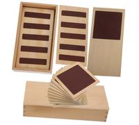 Holibanna Set Giocattoli Sensoriali Per Bambini Texture Simulata E Tavola Tattile Divertente Strumento Educativo in Legno