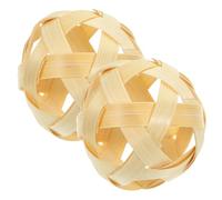 Holibanna Sfere di bambù Decorative Intrecciate Accessori per Decorazioni Autunnali Centrotavola Casa Decorazioni Stanza
