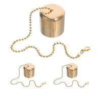 Holibanna Spegnicandele in Ottone Set da 3 Pezzi con Tappo per Candele e Lampade a Olio, Copri Stoppino in Metallo Resistente, Accessorio Casa per Spegnimento Sicuro e Decorazione Elegante