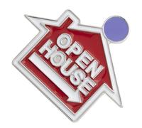 Holibanna Spilla Ciondolo da Agente Immobiliare, Distintivo di Casa, Ornamento Moda per Abbigliamento, Accessorio Resistente e Delicato per Cappelli, Borse e Sciarpe