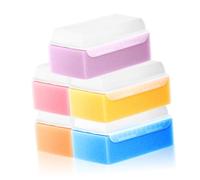 Holibanna Spugne per Bagnetto Sensoriali per Ragazzo Ragazza 5 Pezzi Set Multicolore Spazzola da Bagno Morbida per Crosta Lattea Massaggio Cuoio Capelluto Stimolazione Colore Casuale