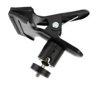 Holibanna Supporto Clip Flash con Morsetto Metallo Robusto Treppiede con Vite e Testa Snodata Staffa per Fotocamere DSLR e Accessori Fotografici