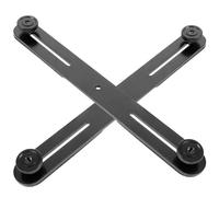 Holibanna Supporto Doppio per Flash e Microfono, Barra di Estensione Regolabile in Metallo Antiruggine, Kit 2 Pezzi per Accessori LED e Staffe Flash per Fotocamera