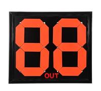 Holibanna Tabellone Segnapunti Manuale per Arbitri di Calcio, Set Sostituzione Giocatori Fluorescente Numeri Visibili, Accessorio Arbitro Leggero e Resistente per Partite Sportive