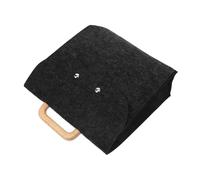 Holibanna Tote con Legno Organizer Portadocumenti per Ufficio e Professionisti Design e Materiale Colore Scuro e Capiente