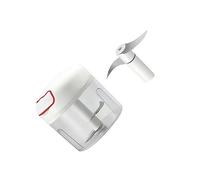 Holibanna Tritatutto Manuale Mini per Verdure e Carne Tritacarne Portatile e Inossidabile con Lame Facile da e Trasparente Utensile da per Preparazioni