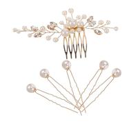 Holibanna Unico Pettine Per Da Damigella D'onore Fermaglio Per Fatto A Mano Pettine Laterale Strass Copricapo Da Sposa Per Matrimonio