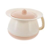 Holibanna Vaso Da Notte Portatile in Plastica Pp Resistente Lavabile Orinatoio Sputacchiera Unisex Compatto Per Camera Da Letto Con Coperchio