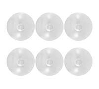 Holibanna Ventose in Pvc Facile da Rimuovere senza Tracce per Parasole Parabrezza Auto 6 Pezzi Supporto Elegante e Leggero per Veicoli per Vacanze Estive