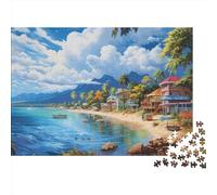 Holiday Bay Puzzle 1000 Pezzi,Puzzle Cartoon, Puzzle Per Adulti, Stampa Di Qualità,puzzle Di Legno Giochi Intellettuali Per Bambini 1000pcs (75x50cm)