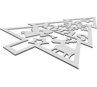 Holiday Card Holder for Christmas Tree - Wall Mount Festive Home Decoration