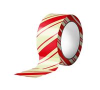 Holiday Caution Tape - 16.4ft Glow in the Dark Christmas Decoration Tape, Safety Inspired Seasonal Decor for School Campgrounds, Garden Paths, Stairs, Driveways, Yards, Patios, Living Rooms, Bedrooms