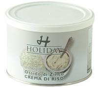 HOLIDAY CERA DEPILATORIA LIPOSOLUBILE - CREMA DI RISO ML. 400 ALL'OSSIDO DI ZINCO