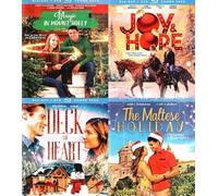Holiday Christmas Romance 4-Pack Collection [Blu-ray + DVD Combo] Magic in Mount Holly / Joy & Hope / Deck the Heart / The Maltese Holiday [8-Disc]