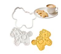 Holiday Cookie Cutter - 9.4x8x1.4cm Horse Shaped Cookie Cutter, Non Stick 3D Printed Cute | 2026 Horse Year Baking Molds | For Dough Pastry Pie Home Kitchen Apartment