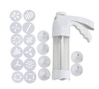 Holiday Cookie Press - Utensili da cucina manuali - Pressa manuale in metallo per biscotti | Per la cucina di famiglia Backparty Feste Feste