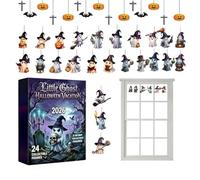 Holiday Countdown 24 Days 2D Acrylic Ghost Decorations