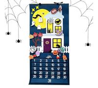 Holiday Countdown - 31 Days Spooky Fabric, Wall Decor Halloween