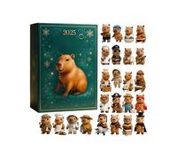 Holiday Countdown Calendar for Wall Decor with 24 Mini Ornaments