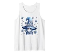 Holiday GNOME for Christmas Matching Family Cute Snowflake Canotta