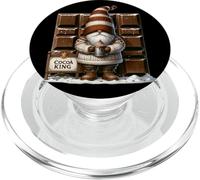 Holiday Gnome For Men And Boys Love Chocolate And Hot Cocoa PopSockets PopGrip per MagSafe