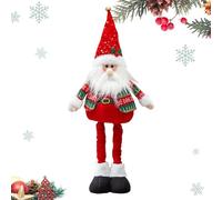 Holiday Gnomes - Plush Santa Table Decor, Christmas Gnomes Decorations | Red Santa Gnome Plush Desktop Home Decor Party Supplies for Desk Shelf Fireplace Yard Table Outdoor Dorm School Garden