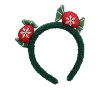Holiday Hairband - Christmas Plush Headpiece, Party Headband Accessory, Soft Decorative Winter Celebration Gear, Stylish Festive Costume Ornament, Cute Seasonal Hairwear | Women Girls Xmas Party