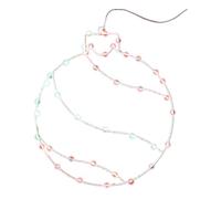 Holiday LED Ball Lights - Christmas Window Decor for Indoor and Outdoor Use | Hanging Light Display with Warm Glow for Home, Porch, Living Room, Party Setup, and Seasonal Classroom Styling