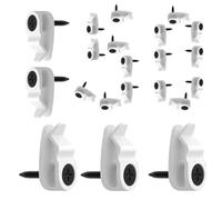 Holiday Light Clips - 50-Piece Outdoor String Light Hooks, Christmas Hanging Accessories | Holiday Patio Garden Backyard Event Party Restaurant Wedding Fence Eaves Gutter Decoration Kit