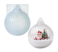 Holiday Ornament Mold - Flessibile in silicone Wax Casting Form - DIY Decor | Christmas Ball DIY Mold For Family Youth Adulti Men Women Home Apartment School Classroom